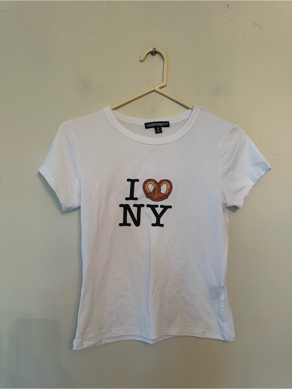 Women’s Junior Harper & Ivy I Love New York shirt M
